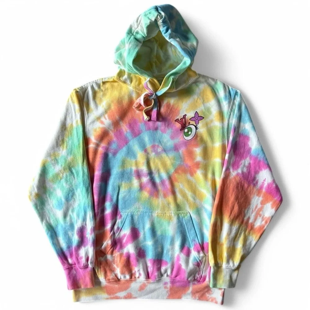 Partners in Crime LV Mongram Tie-Dye Hoodie